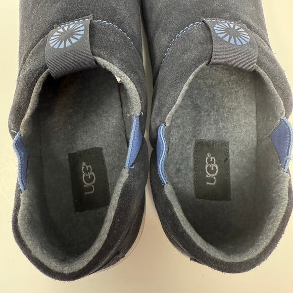 Ugg Suede Tread-Lite Loafers Men's 11 Blue Comfort Shoe Men's Casual Preppy EUC - Picture 6 of 10